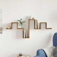 Vidaxl wandplank muurmontage oudhout 104.5 x 43 x 10 cm
