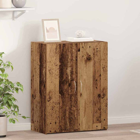 Vidaxl kantoorkast oud hout 70 x 32 x 77.5 cm bewerkt hout