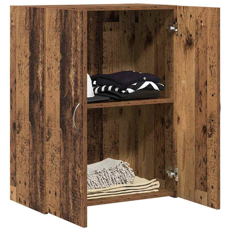 Vidaxl kantoorkast oud hout 70 x 32 x 77.5 cm bewerkt hout