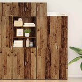 Vidaxl wandkast oudhout 30 x 42,5 x 39,5 cm bewerkt hout