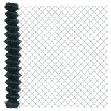 Vidaxl kettenschakelhek groen 10 x 1,6 m staal