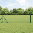 Vidaxl gaashek 25 x 0,4 m staal groen