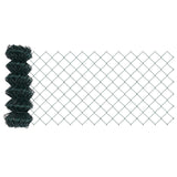 Vidaxl gaashek 25 x 0,4 m staal groen