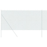 Vidaxl kettenschakelhek groen 25 x 0,4 m staal