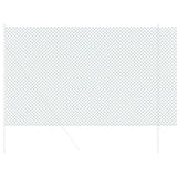 Vidaxl kettenschakelhek groen 25 x 1,6 m staal