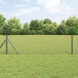 Vidaxl kettenschakelhek grijs 10 x 0,6 m staal