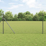 Vidaxl kettenschakelhek grijs 10 x 1,4 m staal