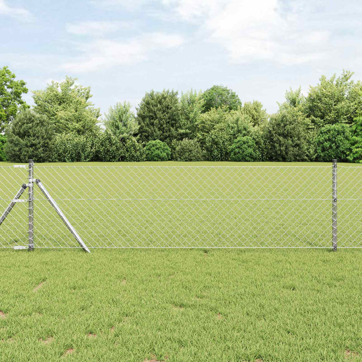 Vidaxl kettenschakelhek zilver 10 x 0,6 m gegalvaniseerd staal