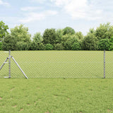 Vidaxl kettenschakelhek zilver 25 x 0,6 m gegalvaniseerd staal