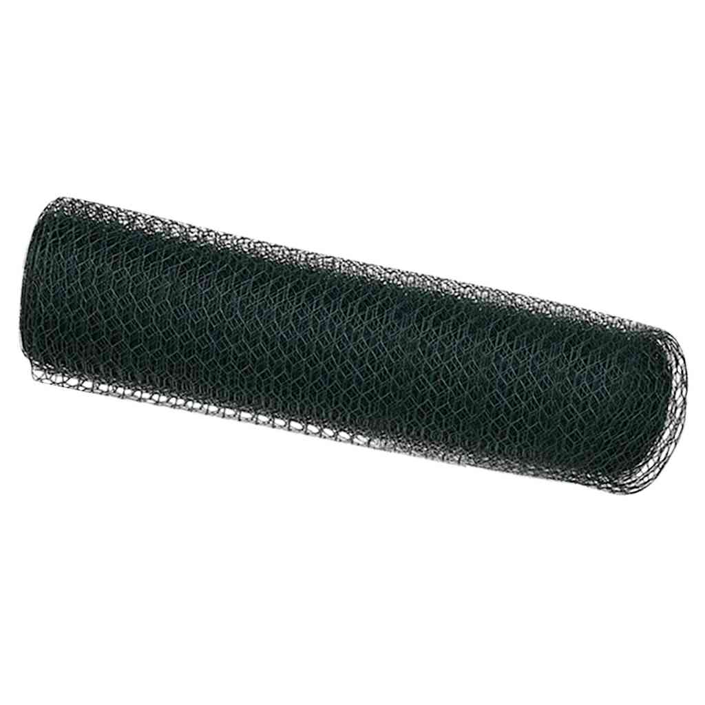 Vidaxl hexagon hek groen 0,6 x 50 m pvc