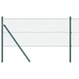 Vidaxl hexagon hek groen 0,6 x 50 m pvc
