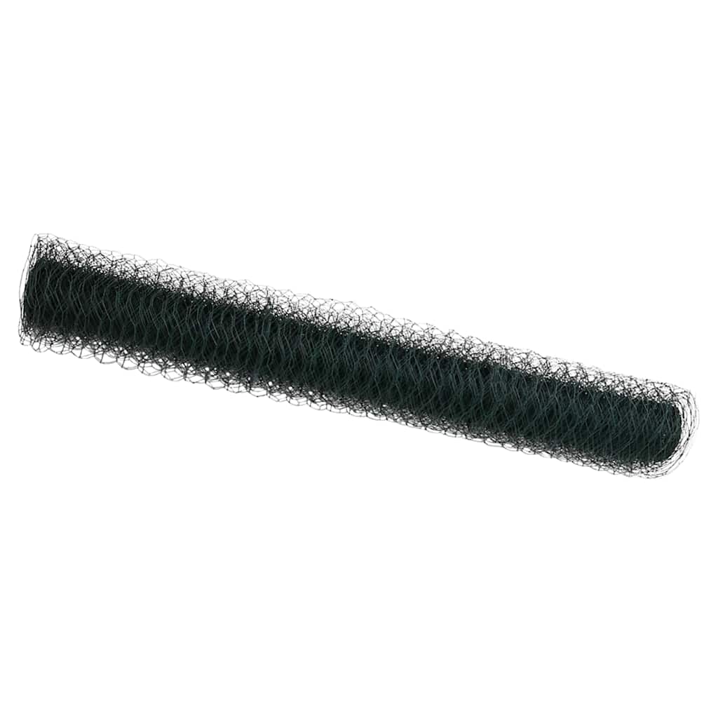 Vidaxl hexagon hek groen 1 x 100 m pvc