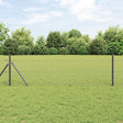 Vidaxl hexagon hek 0,5 x 10 m pvc grijs