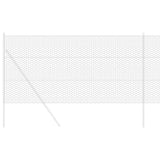 Vidaxl hexagon hek grijs 1,2 x 10 m pvc