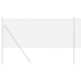Vidaxl hexagon hek grijs 0,4 x 25 m pvc