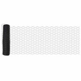 Vidaxl hexagon hek grijs 0,6 x 25 m pvc