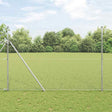 Vidaxl hexagon hek 1,6 x 10 m verzinkt staal zilver