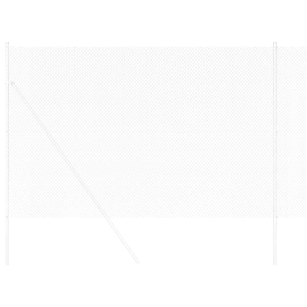 Vidaxl hexagon hek zilver 1,6 x 25 m gegalvaniseerd staal