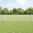 Vidaxl hexagon hek 0,5 x 50 m verzinkt staal zilver