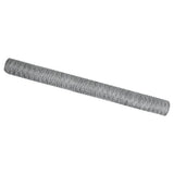 Vidaxl hexagon hek zilver 1,6 x 100 m gegalvaniseerd staal