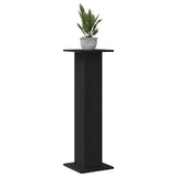Vidaxl plantenstandaard 2 pcs zwart eiken 30 x 30 x 95 cm bewerkt hout