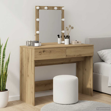Vidaxl plafondtafel artisan eiken 100 x 40 x 130 cm bewerkt hout