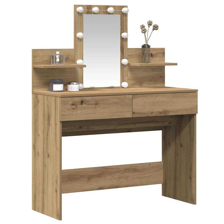 Vidaxl plafondtafel artisan eiken 100 x 40 x 130 cm bewerkt hout