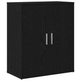 Vidaxl dressoir zwart eiken 60x31x70 cm engineered wood