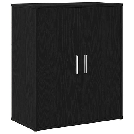 Vidaxl dressoir zwart eiken 60x31x70 cm engineered wood