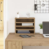 Vidaxl bureau organizer artisan eiken 36 x 26 x 29,5 cm bewerkt hout