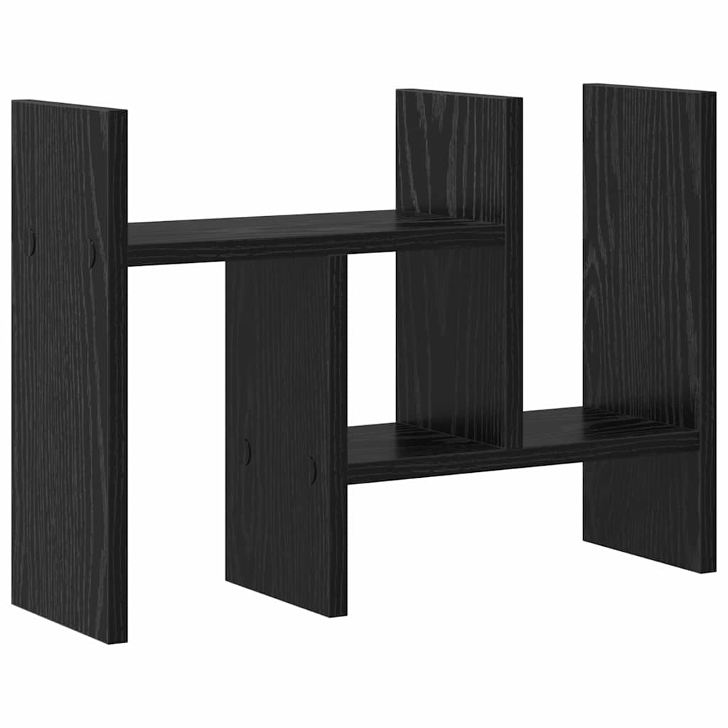 Vidaxl bureau organizer zwart eiken 34,5 x 15,5 x 35,5 cm bewerkt hout