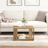 Vidaxl salontafel artisan eiken 51,5 x 51,5 x 30 cm bewerkt hout