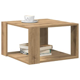 Vidaxl salontafel artisan eiken 51,5 x 51,5 x 30 cm bewerkt hout
