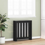 Vidaxl radiatorafdekking zwart eiken 78 x 20 x 82 cm bewerkt hout