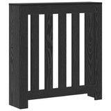 Vidaxl radiatorafdekking zwart eiken 78 x 20 x 82 cm bewerkt hout