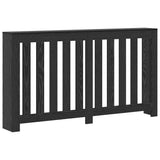 Vidaxl radiatorafdekking zwart eiken 149 x 20 x 82 cm bewerkt hout