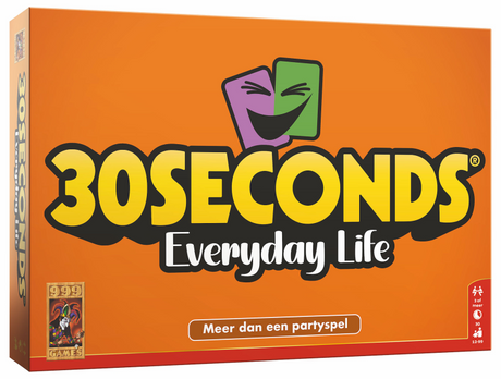 999games 999 games - 30 seconds ® everyday life - partyspel - vernieuwde editie met alledaagse begrippen - 3+ spelers - vanaf 12 jaar