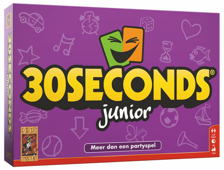 999games 999 games - 30 seconds ® junior - kindereditie van het razendpopulaire partyspel in een nieuw jasje! - 3+ spelers - vanaf 7 jaar
