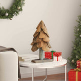 Vidaxl kerstboom met standaard bruin 61 cm massief teakhout