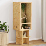 Vidaxl terrarium bruin 50 x 50 x 130 cm osb