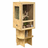 Vidaxl terrarium bruin 50 x 50 x 130 cm osb