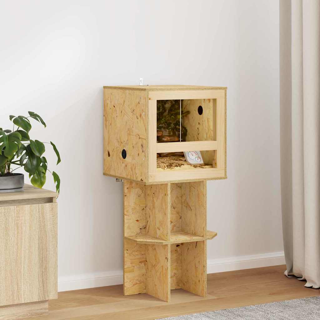 Vidaxl terrarium bruin 40 x 40 x 90 cm osb