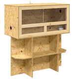 Vidaxl terrarium bruin 80 x 40 x 90 cm osb