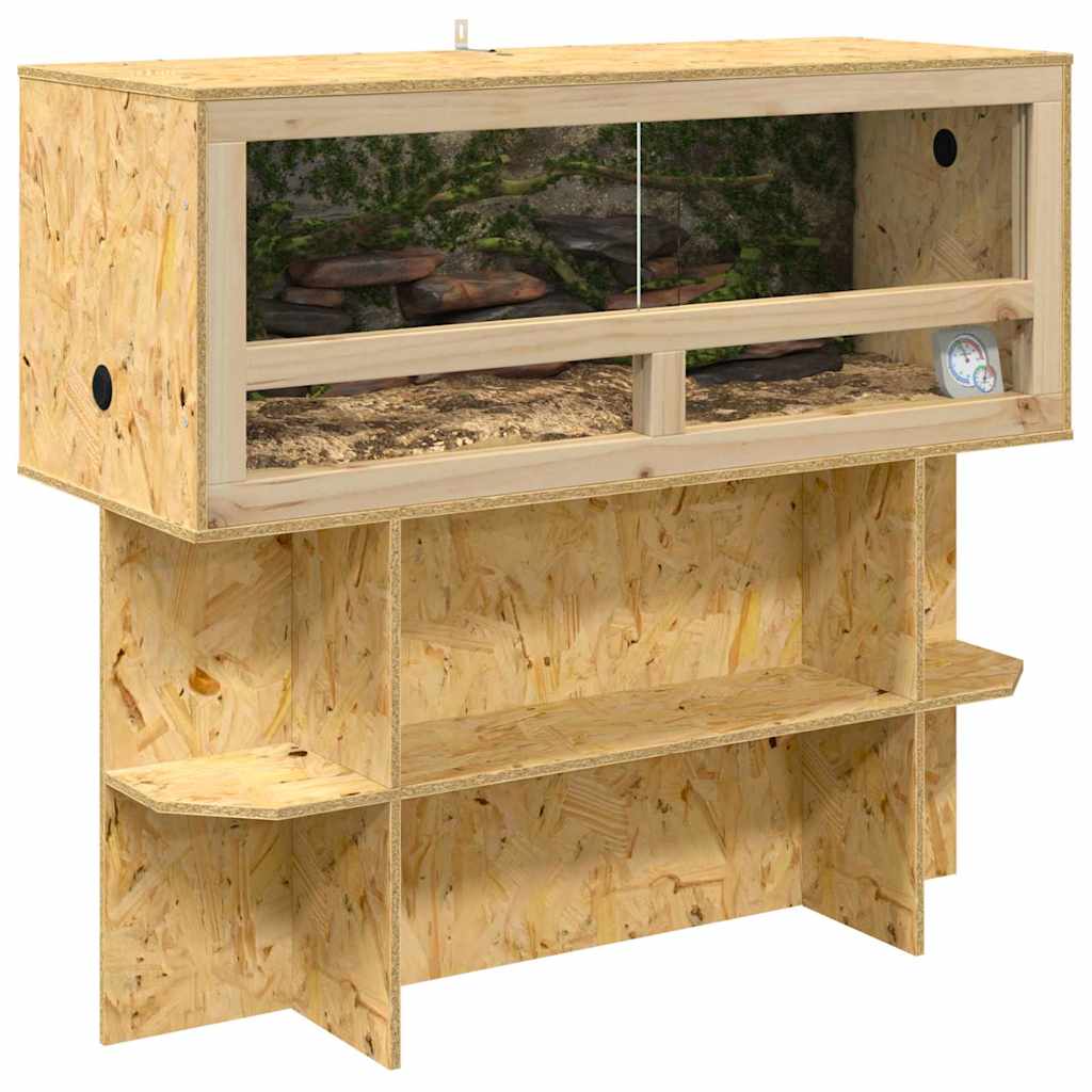 Vidaxl terrarium bruin 100 x 40 x 90 cm osb