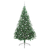 Vidaxl kunstmatig voorverlicht kerstboom met 300 led groen 240 cm pvc