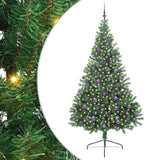Vidaxl kunstmatig voorverlicht kerstboom met 300 led groen 240 cm pvc