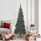 Vidaxl hoek kunstkerstboom met 300 led groen 180 cm pvc en metaal
