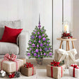 Vidaxl kunstkerstboom met 150 led met standaard groen 75 cm pe en pvc