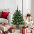 Vidaxl kunstkerstboom met 150 led met standaard groen 95 cm pe en pvc