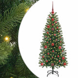 Vidaxl kunstkerstboom met 150 led met standaard groen 120 cm pe en pvc